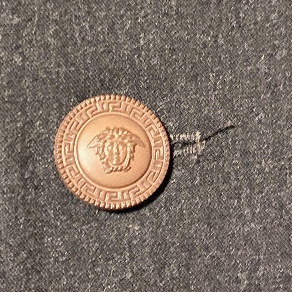 Gianni Versace 4 button Gray Sport Coat